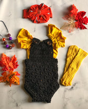 Crochet Baby Button Romper