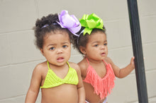 Reversible Girls Fringe Bathing Suit/ halter top