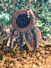 Burlap Fringe Boho Purse