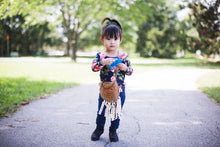 Burlap Fringe Boho Purse