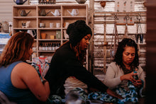 Hand crochet loops and lattes class