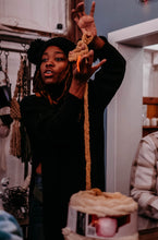 Hand crochet loops and lattes class