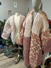 Chunky yarn jumbo duster/robe