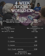 Crochet 4-week workshop