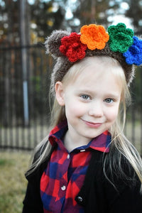 Bear Crochet headband crochet me this 