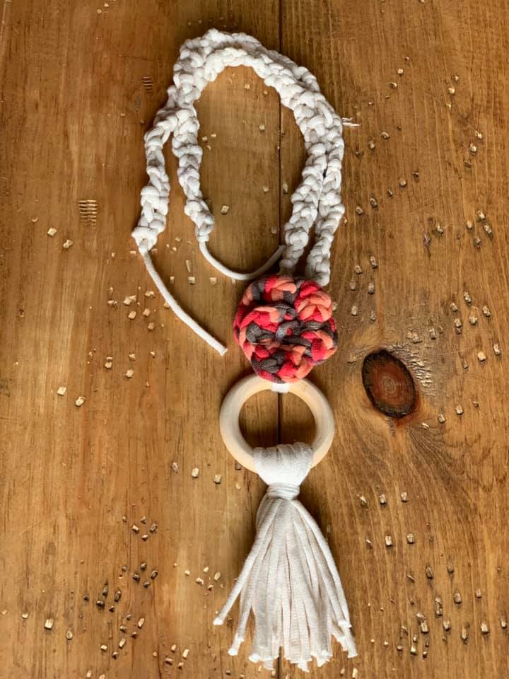 Boho Fringe adult necklace